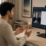 Sollicitatiegesprek simulaties met AI tijdens het oefenen van interviewvragen